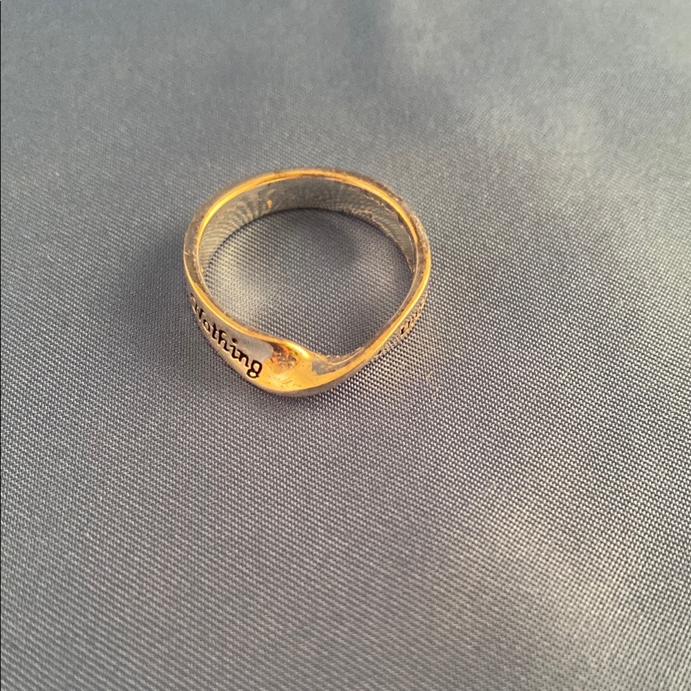 Silver “Nothing is Impossible” Ring